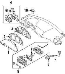 Foto de Panel de Instrumentos Original para Subaru Outback 2005 Marca SUBARU Nmero de Parte 85021AG60A