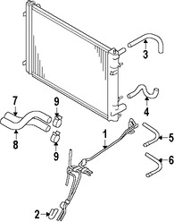 Foto de Manguera de Enfriado de Aceite Transmisin Automtica Original para Subaru Tribeca Marca SUBARU Nmero de Parte 45520XA09A