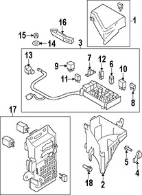 Foto de Caja de Fusibles Original para Subaru Tribeca 2008 2009 Marca SUBARU Nmero de Parte 82290XA04A