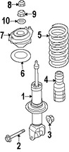 Foto de Soporte de Amortiguador Original para Subaru B9 Tribeca Subaru Tribeca Marca SUBARU Nmero de Parte 20370XA00C