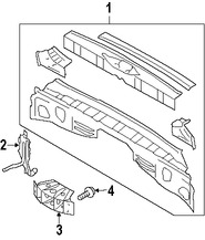 Foto de Panel posterior Original para Subaru B9 Tribeca Subaru Tribeca Marca SUBARU Nmero de Parte 52401XA00B9W