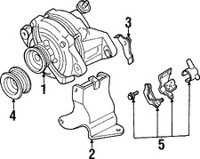 Foto de Polea del Alternador Original para Subaru Impreza Subaru Forester Subaru Legacy Subaru Outback Subaru Baja Marca SUBARU Nmero de Parte 23752AA050