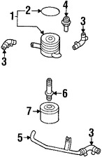 Foto de Manguera de Refrigerante Original para Subaru Impreza Subaru Forester Marca SUBARU Nmero de Parte 807611031