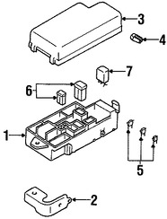 Foto de Caja de Fusibles Original para Subaru Forester 1998 1999 2000 2001 2002 Marca SUBARU Nmero de Parte 82231FC002