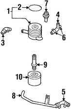 Foto de Manguera de Refrigerante Original para Subaru Forester Subaru Tribeca Marca SUBARU Nmero de Parte 807611100