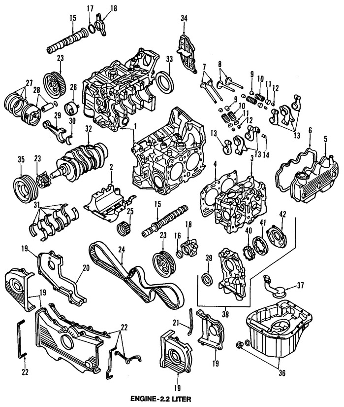 Foto de Empacadura de Cubierta de Vlvula Original para Subaru Legacy Subaru Impreza Marca SUBARU Nmero de Parte 13294AA012