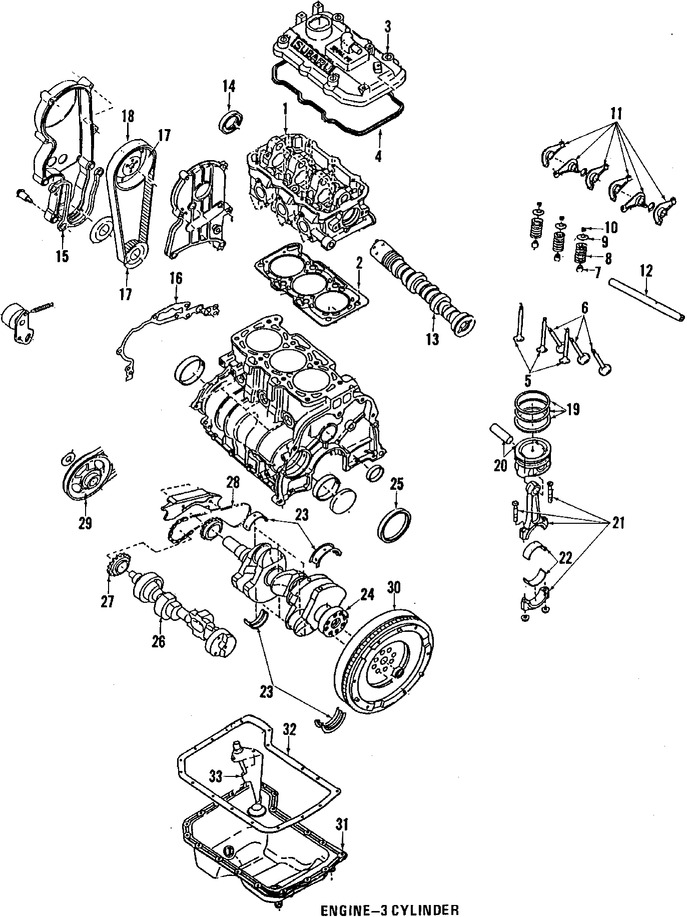 Foto de Bomba de Aceite Original para Subaru Justy 1989 1991 1992 1993 1990 1994 Marca SUBARU Nmero de Parte 11027KA100