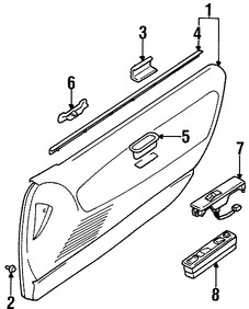 Foto de Interruptor de vidrio elctrico de la puerta Original para Suzuki X-90 Suzuki Sidekick Marca SUZUKI Nmero de Parte 3799056B62H2H