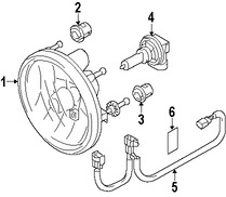 Foto de Portalampara de Faros Laterales Original para Suzuki Aerio 2005 2006 2007 Marca SUZUKI Nmero de Parte 3681359J00