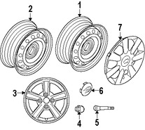 Foto de Tuerca de la Rueda Original para Suzuki Verona 2004 2005 2006 Marca SUZUKI Nmero de Parte 4314086Z00