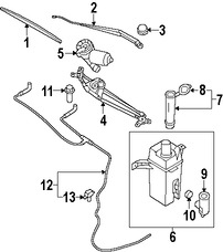 Foto de Tapa de Depsito de Lquido Limpiaparabrisas Original para Suzuki Verona Suzuki Forenza Suzuki Reno Marca SUZUKI Nmero de Parte 3845286Z00