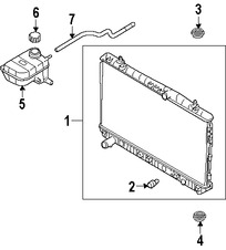 Foto de Manguera de Rebose Refrigerante de Motor Original para Suzuki Forenza Suzuki Reno Marca SUZUKI Nmero de Parte 1785785Z00