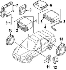 Foto de Perilla de Radio Original para Suzuki Forenza Suzuki Reno Marca SUZUKI Nmero de Parte 3916784Z10