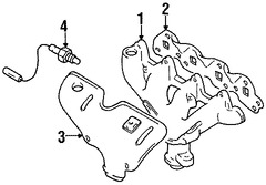 Foto de Empacadura de Mltiple de Escape Original para Suzuki Swift Marca SUZUKI Nmero de Parte 1414151G00