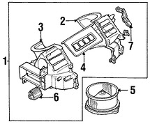 Foto de Puerta de Mezcla de Calefaccin Original para Suzuki Esteem Marca SUZUKI Nmero de Parte 7427060G00