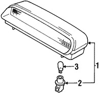 Foto de Bombilla de luz de freno centro superior Original para Suzuki Marca SUZUKI Nmero de Parte 0947112146