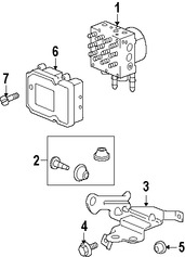 Foto de Mdulo de control de ABS Original para Suzuki XL-7 2007 2008 Marca SUZUKI Nmero de Parte 5612078J00