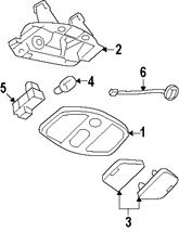 Foto de Bombilla de luz de mapa Original para Suzuki XL-7 2007 2008 2009 Marca SUZUKI Nmero de Parte 3993478J00