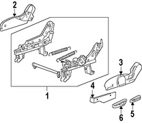 Foto de Manilla de Ajuste de Reclinacion Asiento Trasero Original para Suzuki XL-7 2007 2008 2009 Marca SUZUKI Nmero de Parte 8571178J10