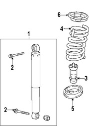 Foto de Muelle Helicoidal Original para Suzuki XL-7 2007 2008 Marca SUZUKI Nmero de Parte 4131178J00