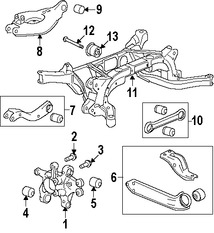 Foto de Muon de Suspensin Original para Suzuki XL-7 2007 2008 2009 Marca SUZUKI Nmero de Parte 4611078J13