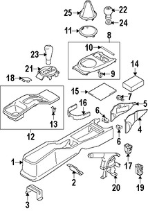 Foto de Interruptor Caja de Transferencia Original para Suzuki SX4 Marca SUZUKI Nmero de Parte 3779079J00