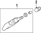 Foto de Sensor de control de presin de la llanta  Original para Suzuki Kizashi 2010 2011 2012 2013 Marca SUZUKI Nmero de Parte 4313057L00