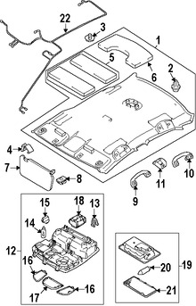 Foto de Luz de mapa Original para Suzuki Kizashi 2010 2011 2012 2013 Marca SUZUKI Nmero de Parte 7817057L00GMN