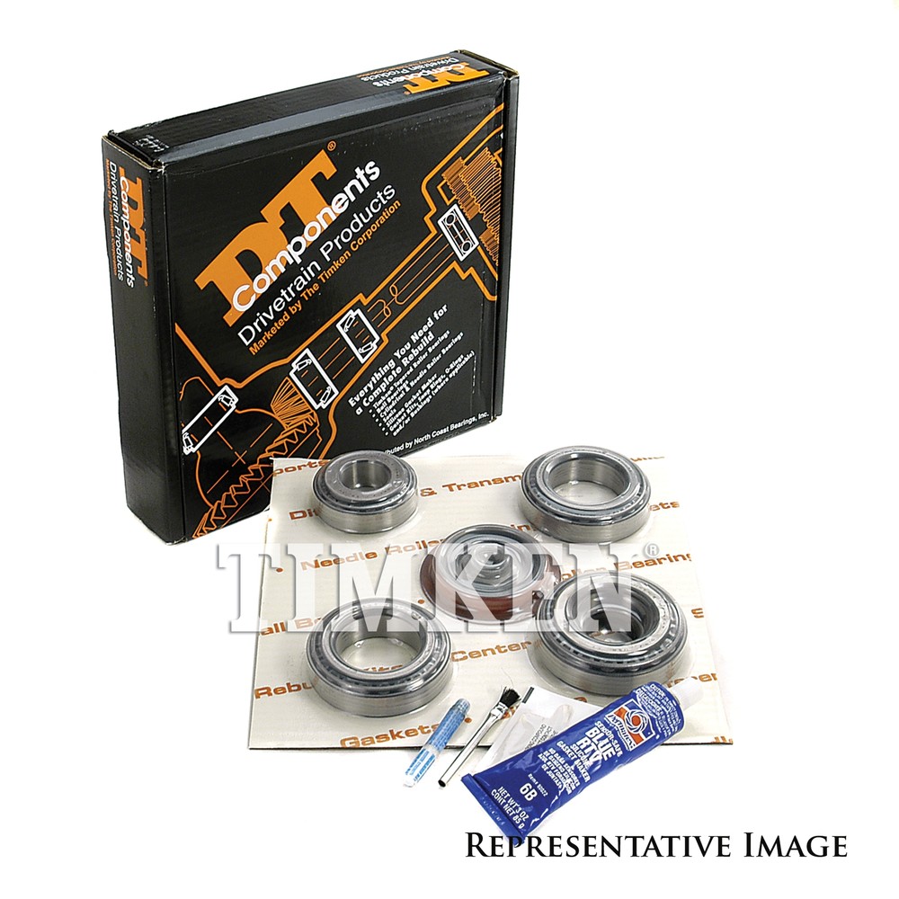 Foto de Kit Reacondicionamiento de Sello y Rodamiento de Caja de Transferencia para Dodge Jeep Chevrolet GMC Ford Marca TIMKEN Nmero de Parte TCRK208SPK