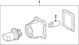 Foto de Bombilla de luz de placa Original para Toyota Tundra Toyota Corolla Toyota Tacoma Marca TOYOTA Nmero de Parte 90981AD009