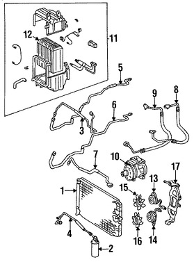 Foto de Motor de Ventilador de Condensador Aire Acondicionado Original para Toyota Supra Marca TOYOTA Nmero de Parte 8855014030