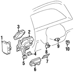 Foto de Modulo de Control de Caja de Transferencia Original para Toyota 4Runner 1999 2000 Marca TOYOTA Nmero de Parte 8953335150