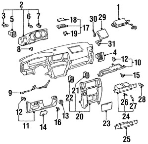 Foto de Modulo de Control de Caja de Transferencia Original para Toyota 4Runner Marca TOYOTA Nmero de Parte 8953035291