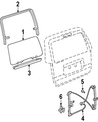 Foto de Motor de Ventana de Puerta Trasera Original para Toyota 4Runner Marca TOYOTA Nmero de Parte 8572035150