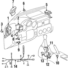 Foto de Mdulo de Control de la carrocera Original para Toyota MR2 Spyder 2000 2001 2002 2003 2004 2005 Marca TOYOTA Nmero de Parte 8922117020