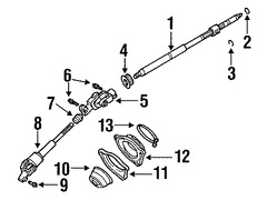 Foto de Cardn de Eje de Columna Direccin Original para Toyota MR2 Spyder Toyota RAV4 Marca TOYOTA Nmero de Parte 4520917020