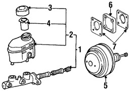 Foto de Empacadura de Booster Frenos de Potencia Original para Toyota Sequoia Marca TOYOTA Nmero de Parte 447850C010