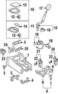 Foto de Interruptor de Calefaccin del Asiento Original para Toyota Sequoia Toyota Tundra Marca TOYOTA Nmero de Parte 847510C020