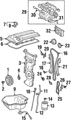 Foto de Engranaje del Cigueal Original para Scion Toyota Lexus Marca TOYOTA Nmero de Parte 135210H010