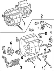 Foto de Mando de la Compuerta Mezcladora Original para Toyota Sienna Marca TOYOTA Nmero de Parte 8710608070