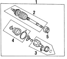 Foto de Kit Junta Homocinetica Original para Scion xA Scion xB Toyota Echo Toyota Yaris Marca TOYOTA Nmero de Parte 4340310011