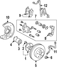 Foto de Rodaje de Rueda Original para Toyota Yaris Toyota Prius C Scion xD Scion iQ Marca TOYOTA Nmero de Parte 9036940009