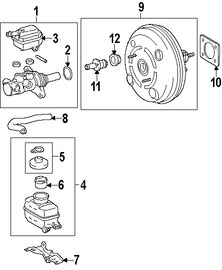 Foto de Empacadura de Booster Frenos de Potencia Original para Scion Toyota  Lexus Marca TOYOTA Nmero de Parte 4478507010