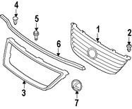 Foto de Enganche del protector de Guardafangos  Original para Toyota Lexus Scion Marca TOYOTA Nmero de Parte 9046707201