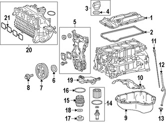 Foto de Polea del cigueal Original para Toyota  Scion Lexus Marca TOYOTA Nmero de Parte 134700V020