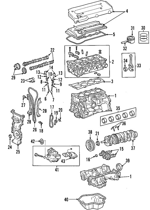 Foto de Arbol de Levas Original para Lexus HS250h Toyota Camry Marca TOYOTA Nmero de Parte 1350128070