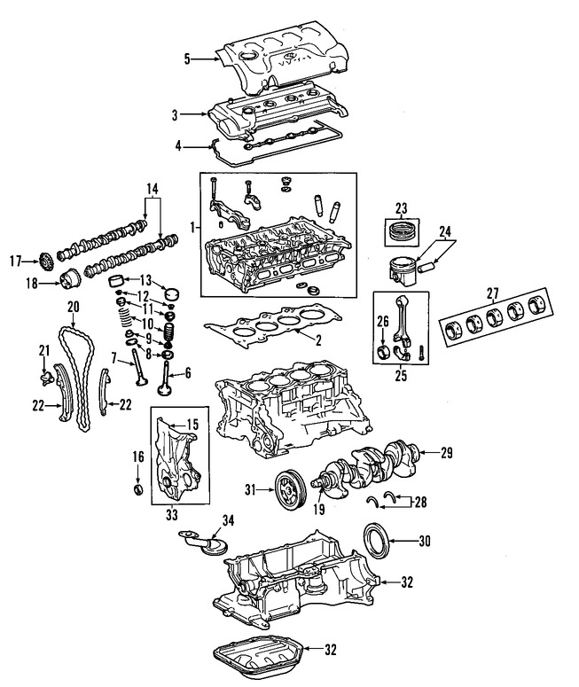 Foto de Empacadura de la culata Original para Toyota Lexus Scion Marca TOYOTA Nmero de Parte 1111537061