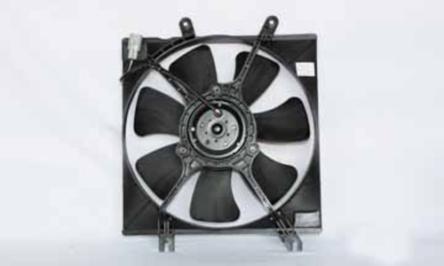 Foto de Montura de ventilador de enfriado de motor para Kia Sephia 1998 1999 2000 2001 Kia Spectra 2000 2001 Marca TYC Nmero de Parte #600730