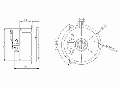 Foto de Motor del ventilador de enfriado para Lexus Toyota Scion Marca TYC Nmero de Parte #630700