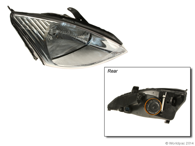 Foto de Conjunto de Faros Delanteros para Ford Focus 2002 2000 2001 Marca Tyc Nmero de Parte W0133-1844391